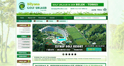 Desktop Screenshot of golfturkei.com